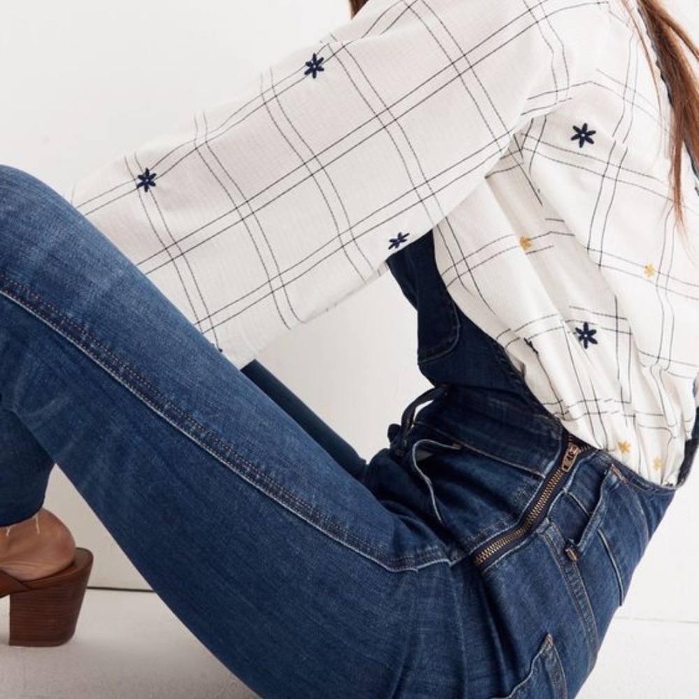 Size S Madewell Skinny Overalls: Eco Edition - Picture 4 of 6